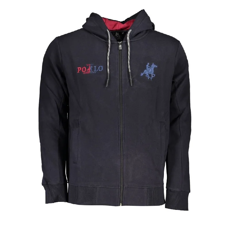 Men's Sweaters with Hoods and DrawstringsU.S. Grand Polo Chic Blue Hooded Fleece Men's Sweatshirt Men's Sweaters with Hoods and DrawstringsU.S. Grand Polo Chic Blue Hooded Fleece Men's Sweatshirt