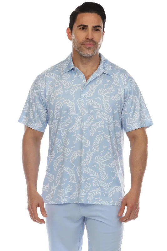Men's Shirts for CampingCasual Dry-Fit Polo Shirt Floral Print