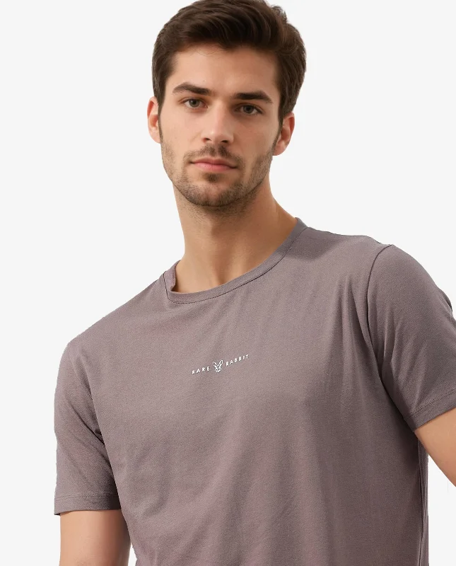 Men's Shirts with Convertible CollarsRare Rabbit Mens Rabbit-Z Brown Short Sleeve Solid Graphic Print T-Shirt Men's Shirts with Convertible CollarsRare Rabbit Mens Rabbit-Z Brown Short Sleeve Solid Graphic Print T-Shirt