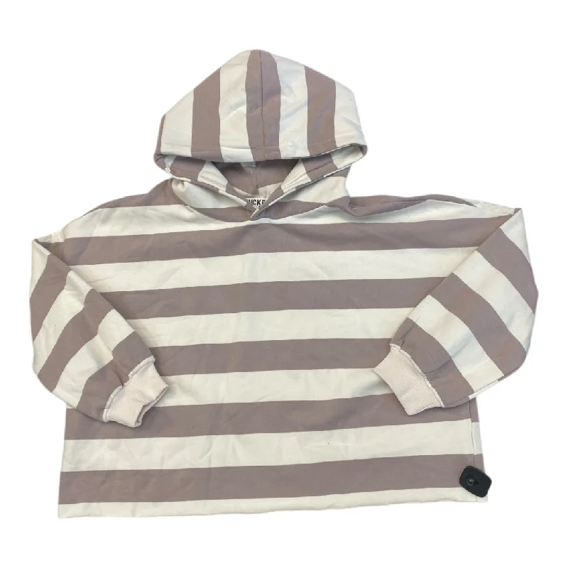 Men's Hoodies for Everyday WearSweatshirt Hoodie By BUCKET LIST In Striped Pattern, Size:L Men's Hoodies for Everyday WearSweatshirt Hoodie By BUCKET LIST In Striped Pattern, Size:L
