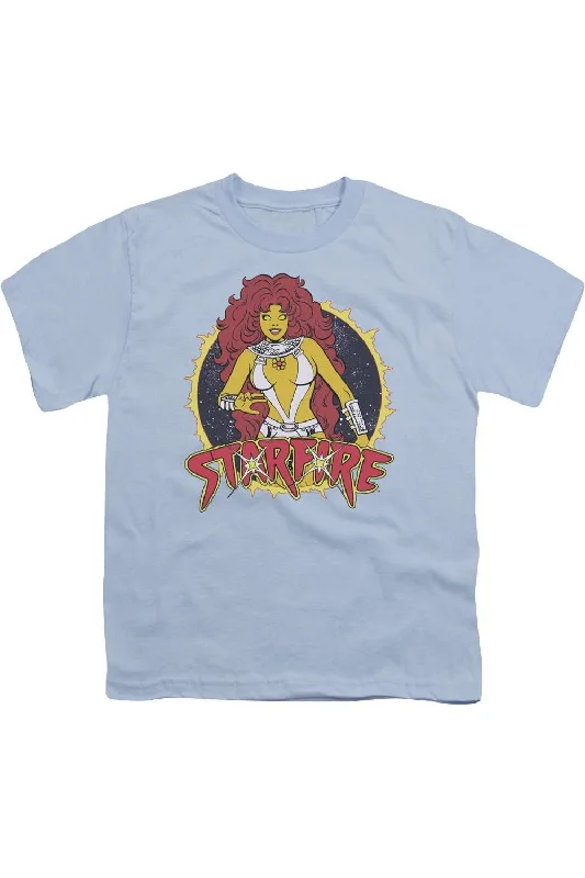 Men's Shirts with Barrel CuffsDC Comics Starfire Short Sleeve Youth Tee / T-Shirt