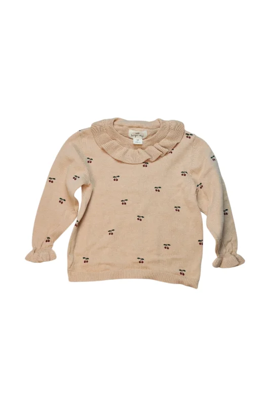 Men's Sweaters with Flat-Front DesignsKonges Sløjd Ruffled Knit Sweater 12-18M