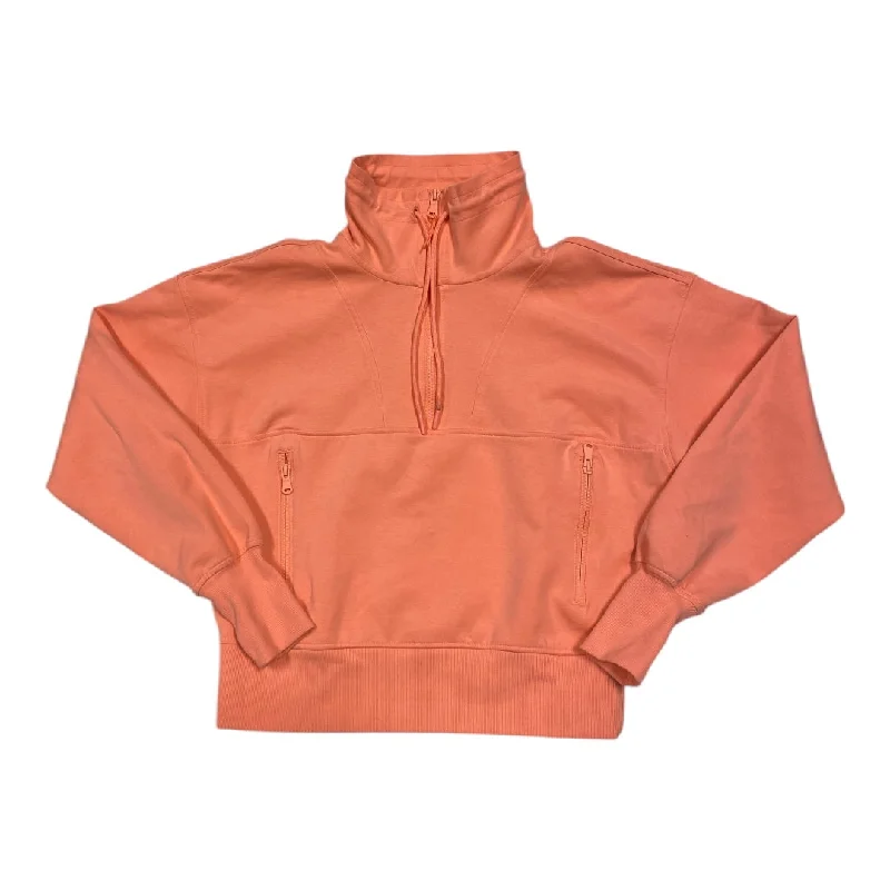 Men's Hoodies with Reinforced CuffsAthletic Sweatshirt Collar By Old Navy In Peach, Size:M Men's Hoodies with Reinforced CuffsAthletic Sweatshirt Collar By Old Navy In Peach, Size:M