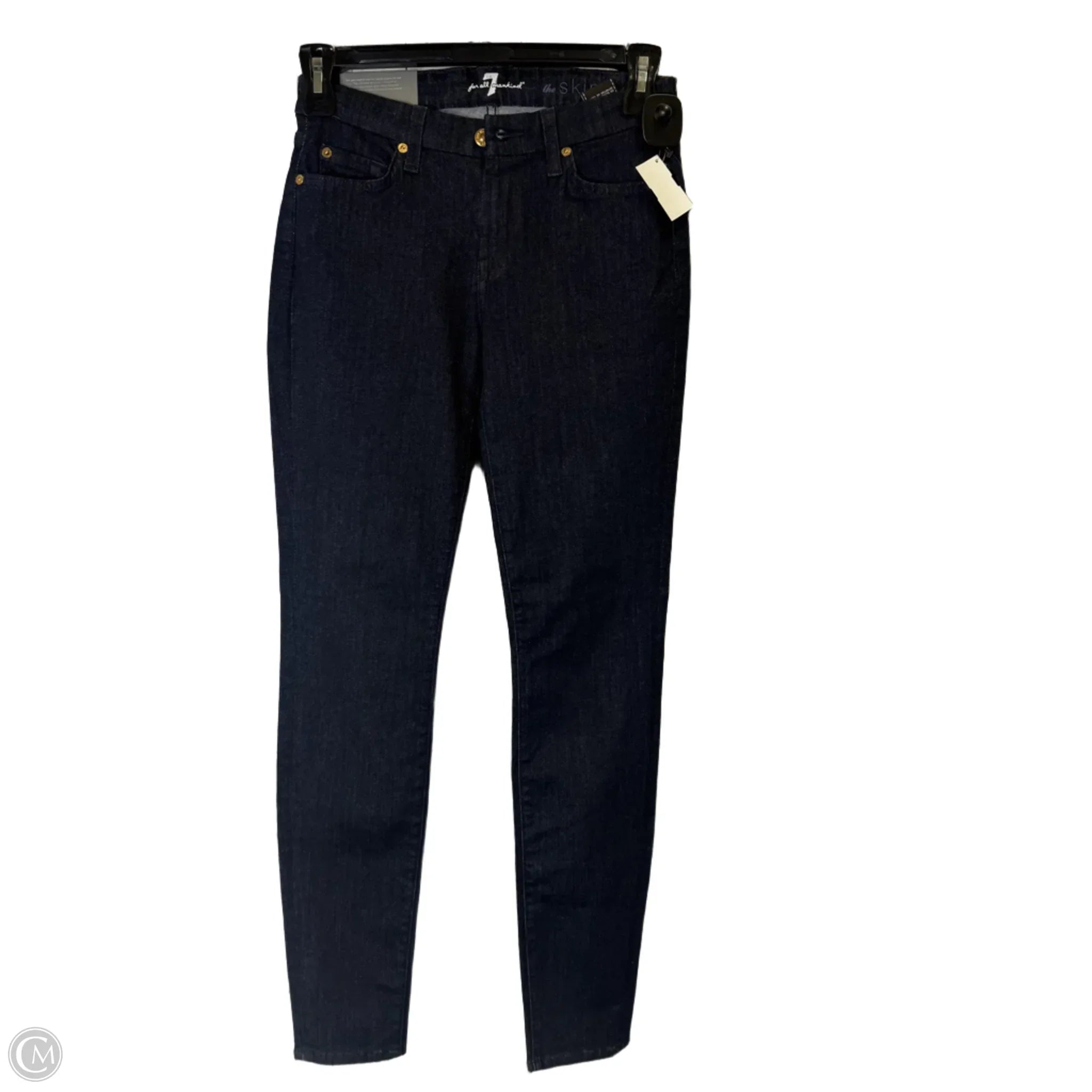 Casual Men's JeansJeans Skinny By 7 For All Mankind In Blue Denim, Size: 4
