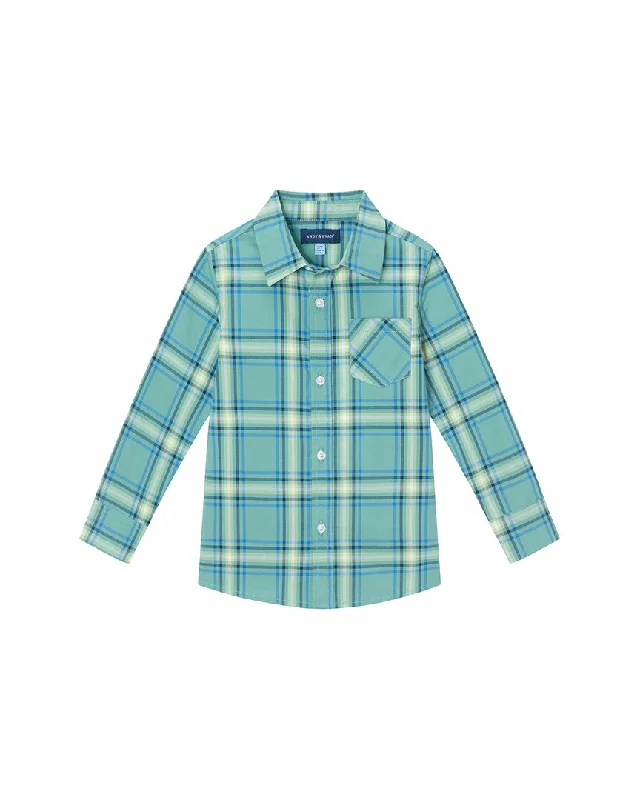Men's Thermal Shirts for Winter WarmthAndy & Evan Plaid Button-Down Shirt