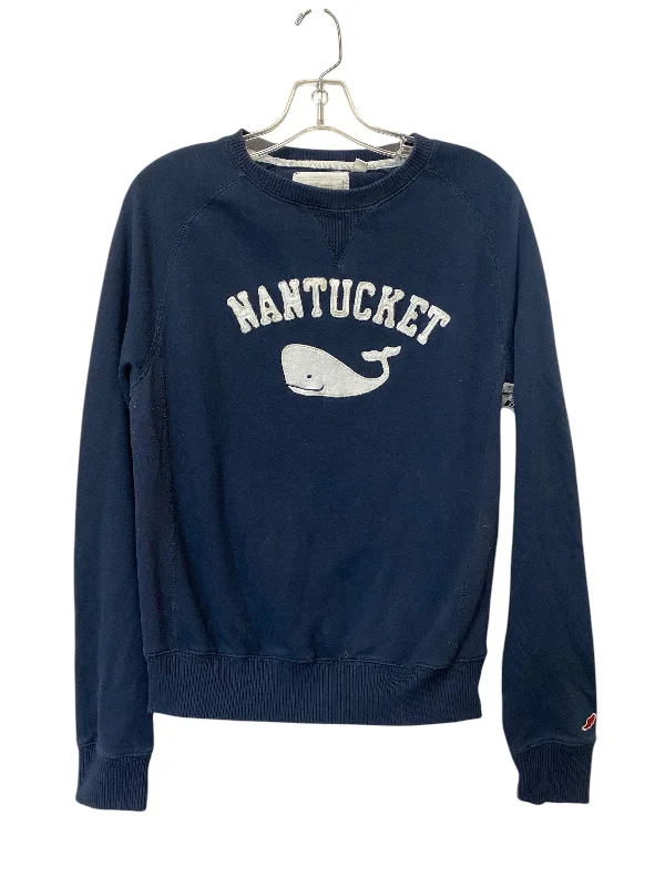 Men's Hoodies for Active LifestylesSweatshirt Crewneck By Clothes Mentor In Navy, Size: L Men's Hoodies for Active LifestylesSweatshirt Crewneck By Clothes Mentor In Navy, Size: L