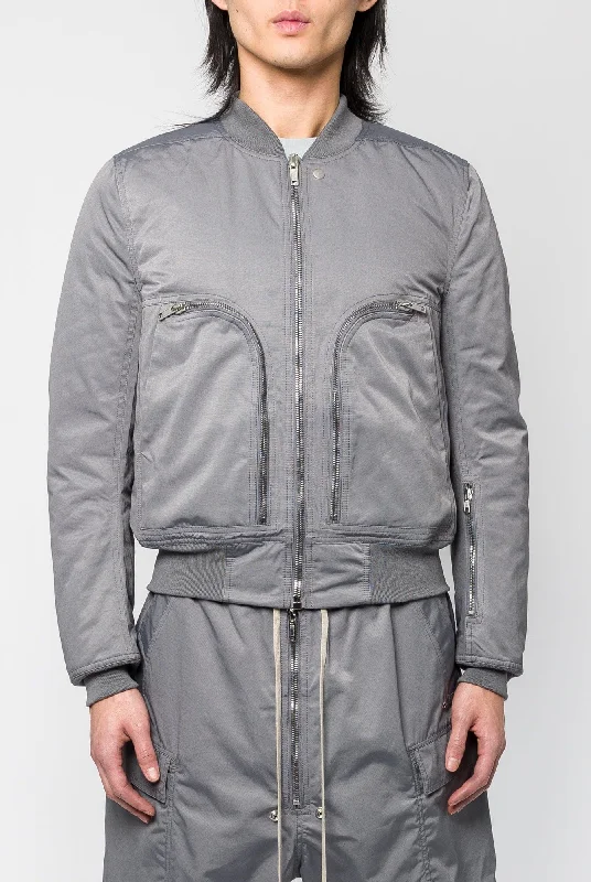 Men's Coats with Vintage StyleRick Owens DRKSHDW Bauhaus Flight in Stone
