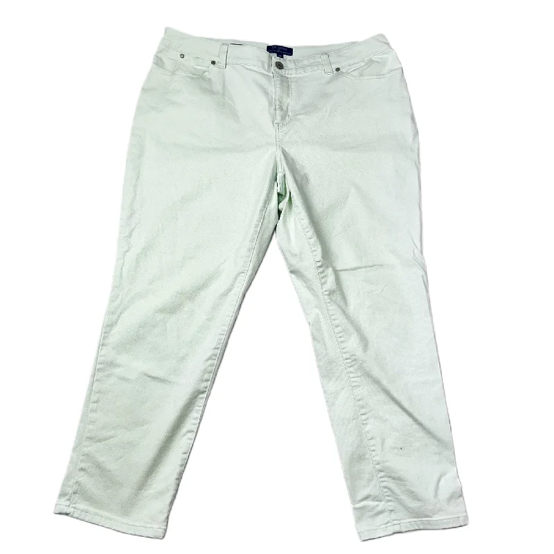 Trendy Men's JeansGreen Jeans Skinny By Talbots, Size: 1x