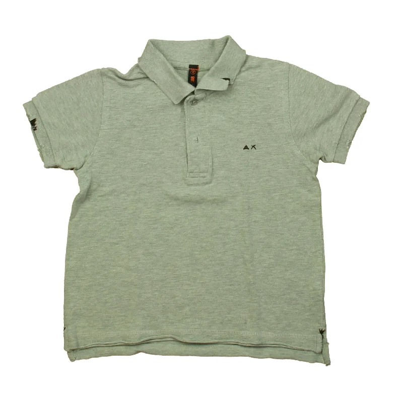 Men's Shirts with Moisture-Wicking FabricSun 68 Boys Gray Polo Shirt