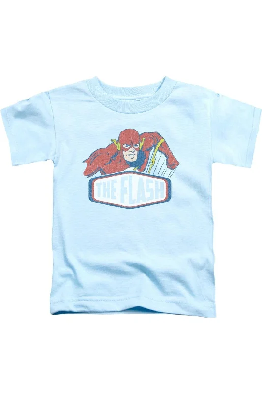 Men's Unique and Designer TopsDC Comics Flash Flash Sign Short Sleeve Juvenile Tee / T-Shirt
