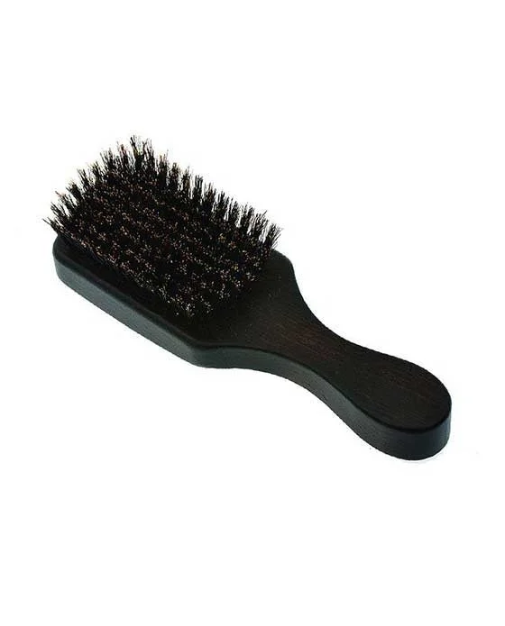 Jack Dean Club Brush - Extra Soft Boar Bristles, Black