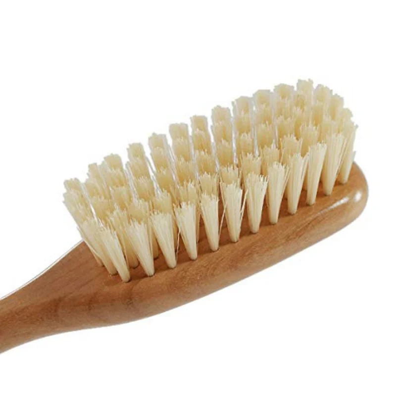 Kent Baby Brush, Super Soft White Bristles, Cherrywood