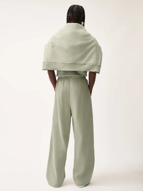 365 Midweight Straight Leg Track Pants—moss green