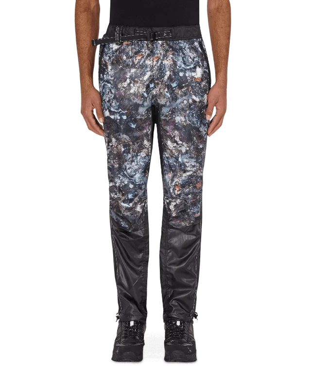 Stone Printed Ripstop Pants Black