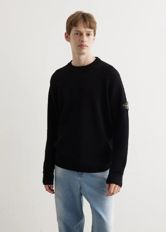 Double Weave Wool Crewneck