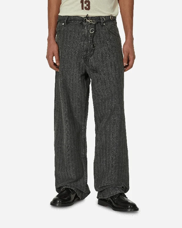 Vast Cut Jeans Washed Grey