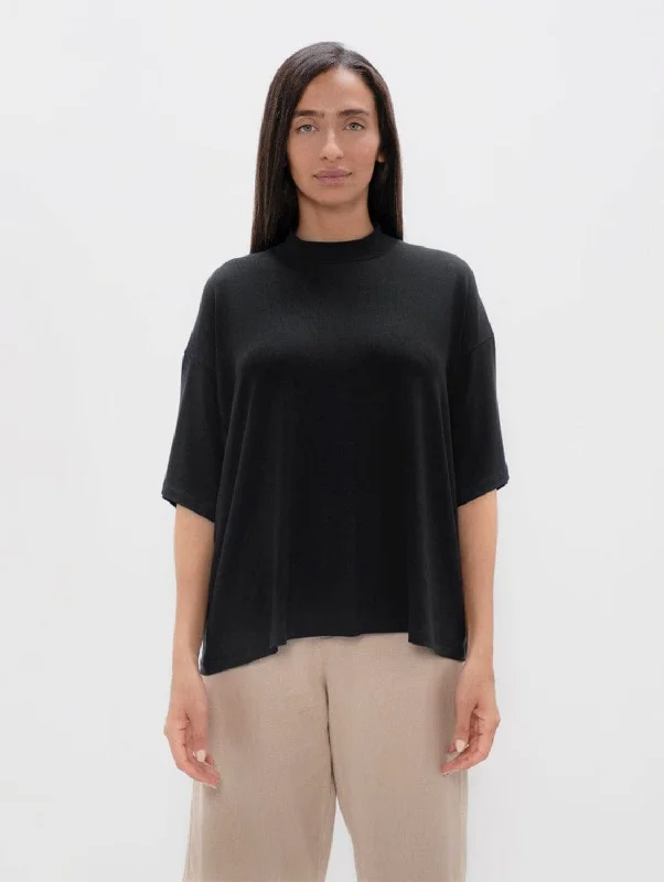 Beirut PYRATEX® Boxy T-Shirt | Black Sand