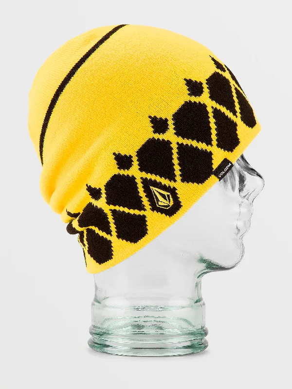 Unique Baseball CapsMens Billbrd Beanie - Bright Yellow