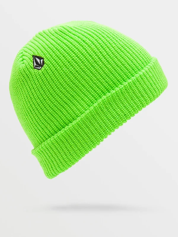Rainproof Bucket HatsFull Stone Beanie - Electric Green