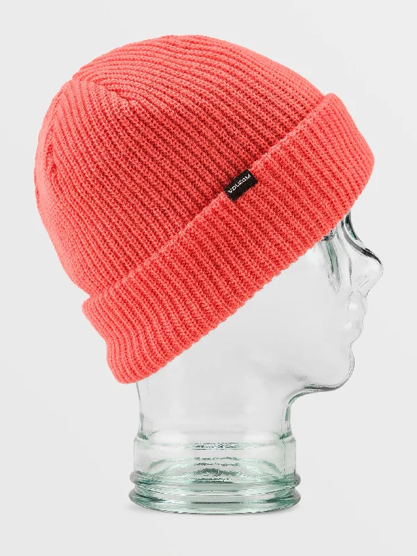 Relaxed Fisherman HatsSweep Lined Beanie - Orange
