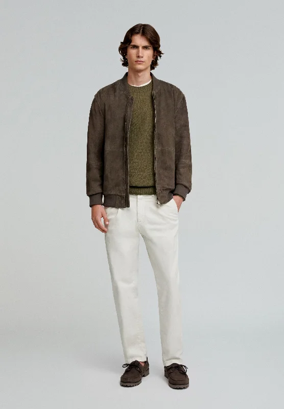 Warm Men's Down JacketsSUEDE JACKET
