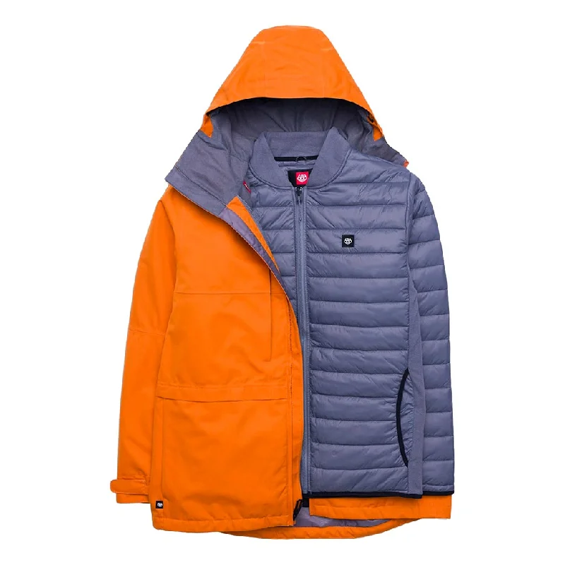 Men's Coats with Lining686 2024 Smarty Form Jacket - Copper Orange