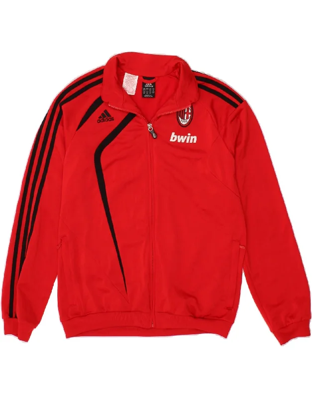 Classic Men's Trench CoatsADIDAS Boys AC Milan Graphic Tracksuit Top Jacket 13-14 Years Red
