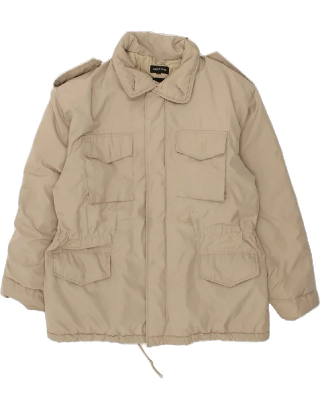 Stylish Men's Biker JacketsALBERTO ASPESI Mens Military Jacket UK 40 Large Beige