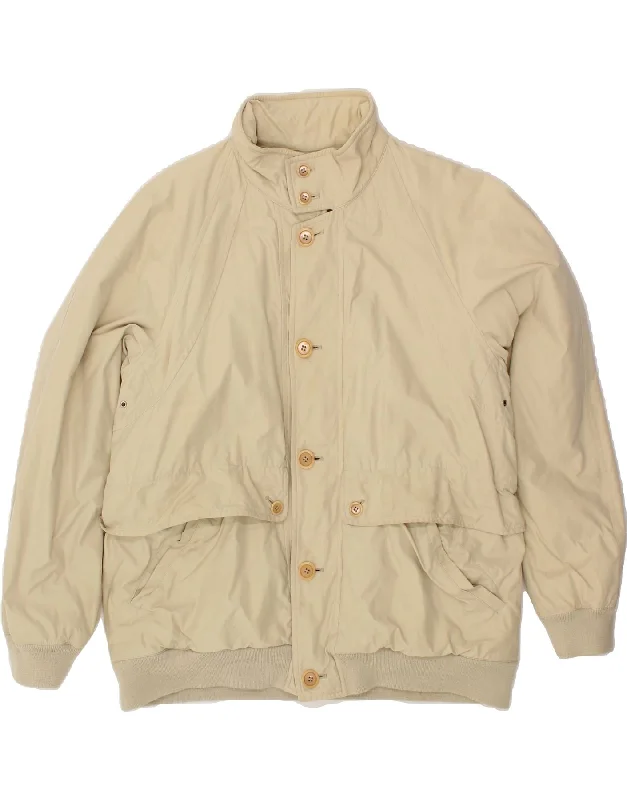 Practical Men's RaincoatsALLEGRI Mens Bomber Jacket UK 40 Large Beige
