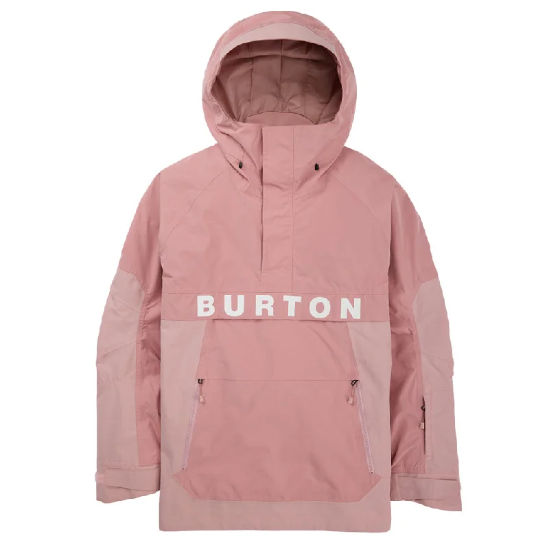Fashionable Men's Denim JacketsBurton 2024 Frostner Anorak Jacket - Powder Blush