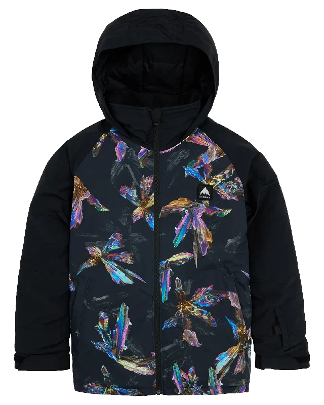 Men's Coats for Winter SportsBurton Kids' Hart 2L Snow Jacket - True Black Crystals