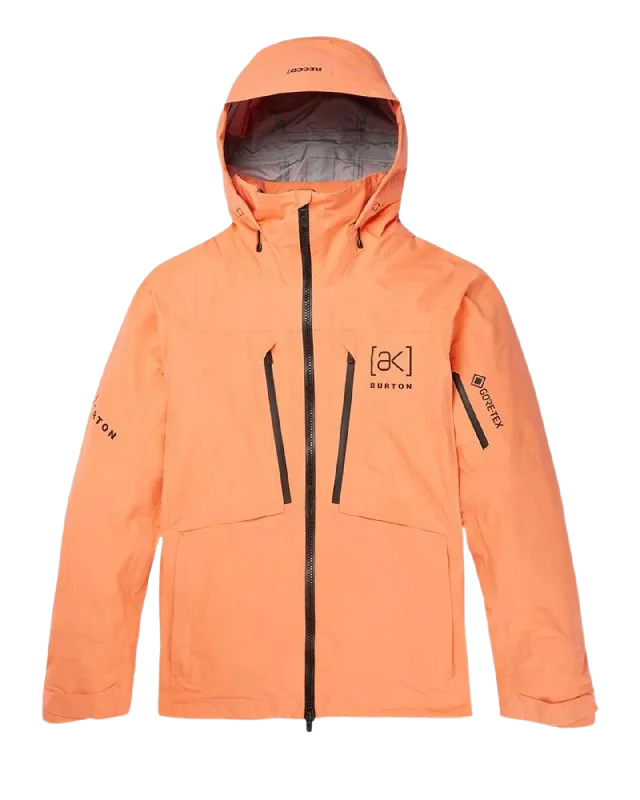 Men's Coats for BikingBurton Men's [ak]® Hover Gore‑Tex 3L Stretch Snow Jacket - Salmon Buff