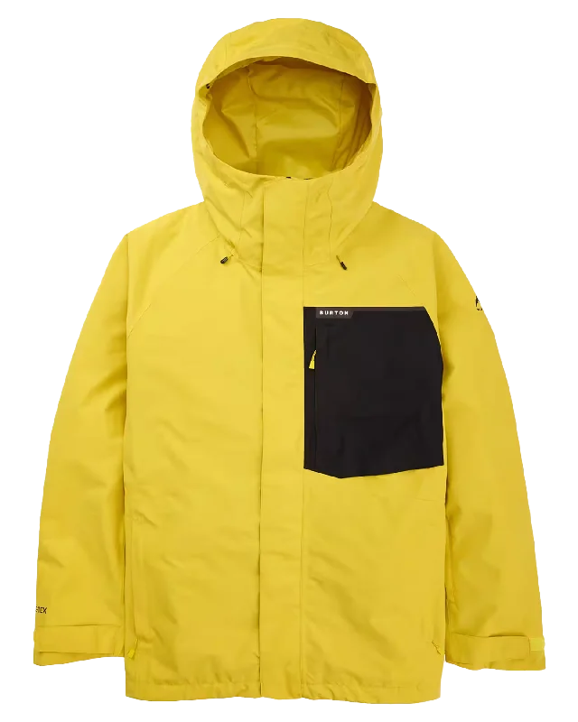 Men's Coats with Modern CutsBurton Men's Powline Gore-Tex 2L Snow Jacket - Sulfur/True Black