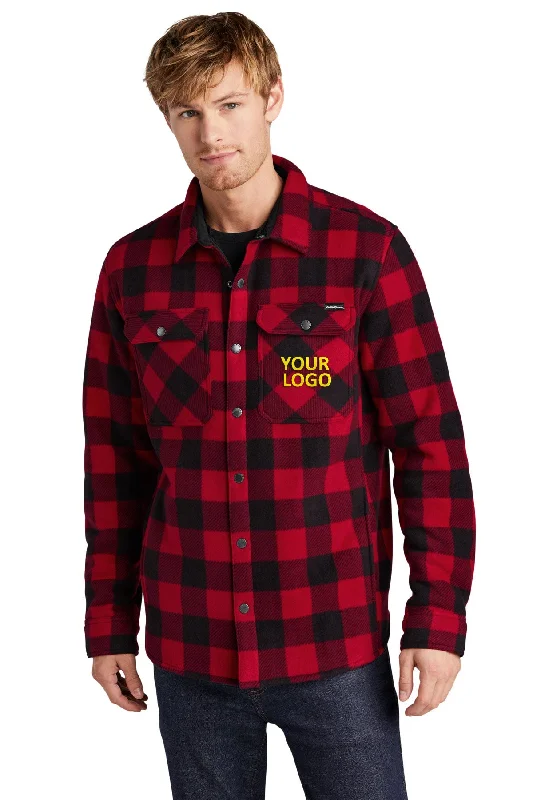 Men's Coats with Velcro ClosuresEddie Bauer Woodland Branded Shirt Jackets, Radish Black Men's Coats with Velcro ClosuresEddie Bauer Woodland Branded Shirt Jackets, Radish Black