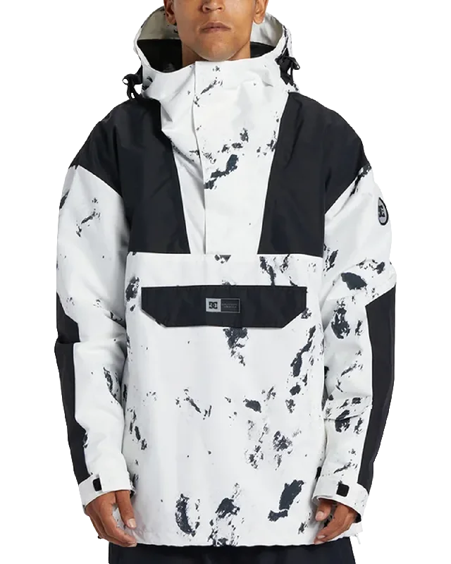Men's Coats for Winter CampingDC DC-43 Technical Anorak Snow Jacket - Snow Camo