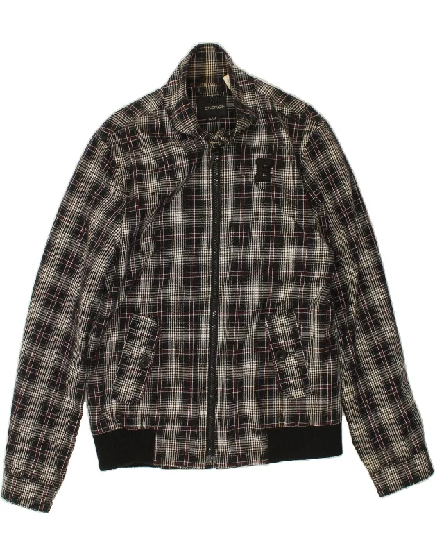 Men's Coats for Every BudgetENERGIE Mens Bomber Jacket UK 40 Large Black Check