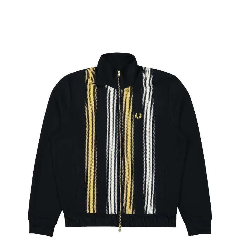 Men's Coats with Vintage StyleOmbre Stripe Track Jacket