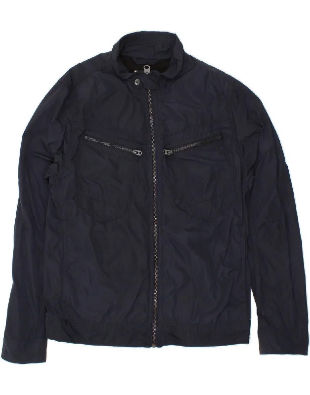 Men's Coats with Inner PocketsG-STAR Mens Bomber Jacket UK 42 XL Navy Blue Polyester Men's Coats with Inner PocketsG-STAR Mens Bomber Jacket UK 42 XL Navy Blue Polyester