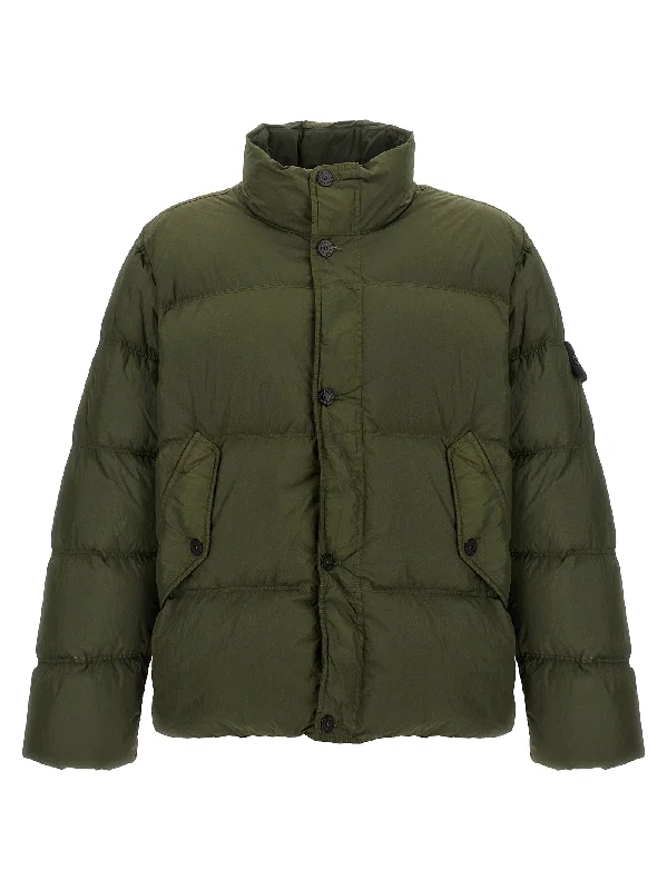 Men's Coats with Slim FitsGarment Dyed Crinkle Reps R-ny Down Down Jacket