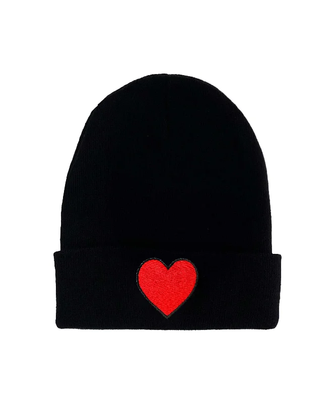 Vibrant Baseball HatsHEART RIB BEANIE