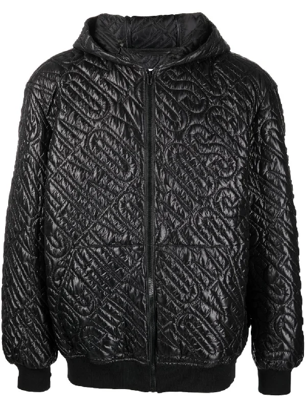 Men's Coats for Snowy WeatherHooded Bomber Jacket