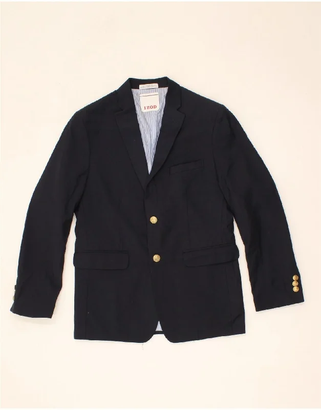 Men's Coats for SkiingIZOD Boys 2 Button Blazer Jacket 13-14 Years Navy Blue Polyester Men's Coats for SkiingIZOD Boys 2 Button Blazer Jacket 13-14 Years Navy Blue Polyester