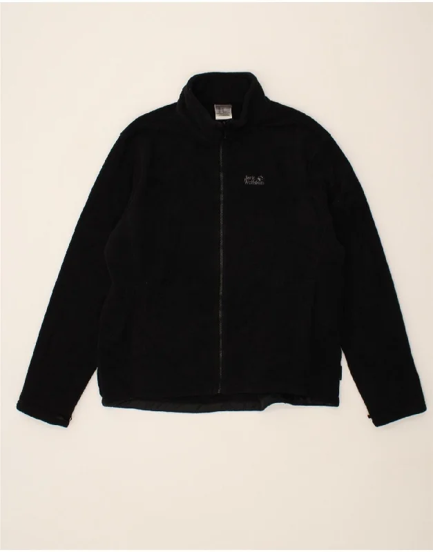 Essential Men's Puffer JacketsJACK WOLFSKIN Mens Fleece Jacket UK 44 2XL Black Polyester Essential Men's Puffer JacketsJACK WOLFSKIN Mens Fleece Jacket UK 44 2XL Black Polyester