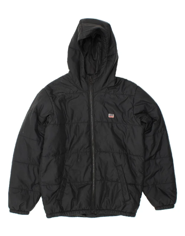 Men's Coats for RunningLEVI'S Mens Hooded Padded Jacket UK 38 Medium Black Polyester Men's Coats for RunningLEVI'S Mens Hooded Padded Jacket UK 38 Medium Black Polyester