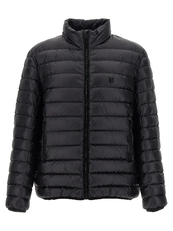 Men's Coats with Embroidered DetailsLogo Down Jacket