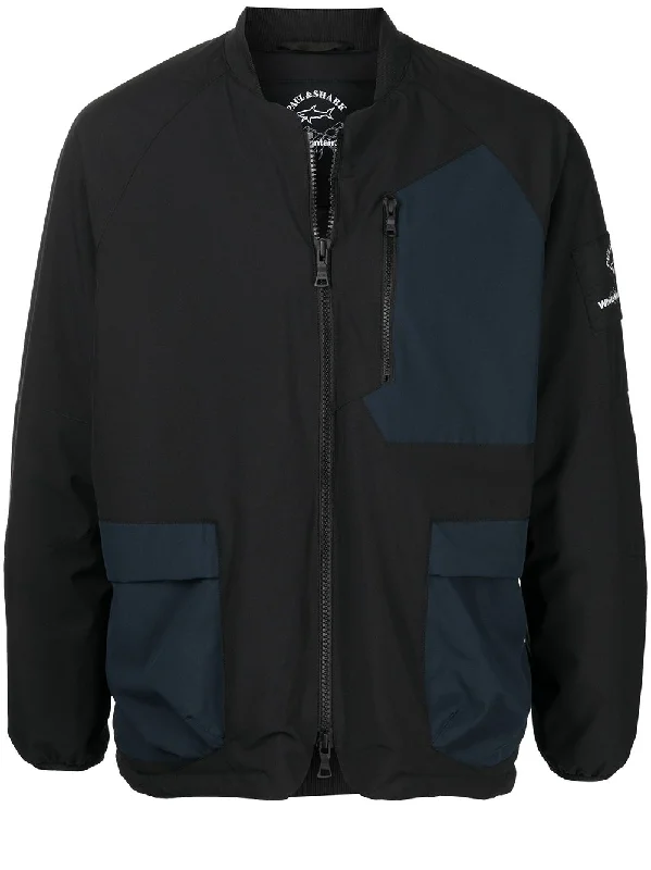 Men's Coats for All SeasonsLogo-Patch Bomber Jacket