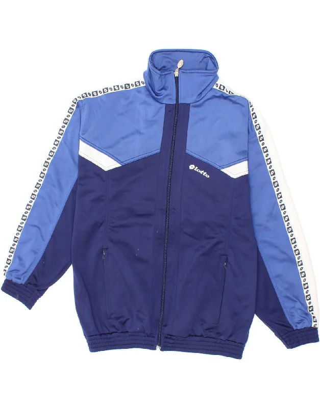 Men's Coats with VentilationLOTTO Boys Tracksuit Top Jacket 15-16 Years 3XL Navy Blue Colourblock Men's Coats with VentilationLOTTO Boys Tracksuit Top Jacket 15-16 Years 3XL Navy Blue Colourblock