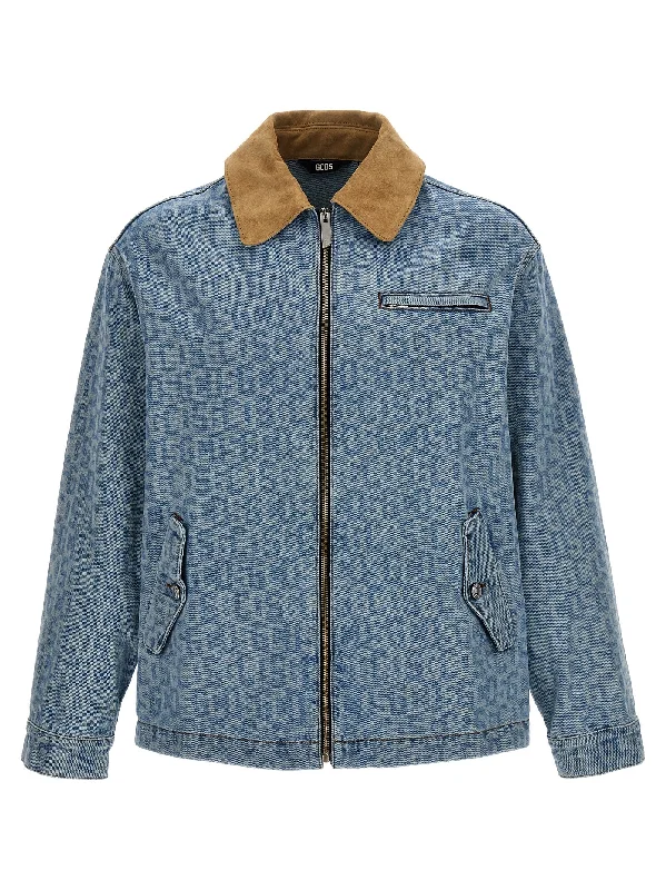 Men's Coats with Convertible CollarsMonogram Jacket
