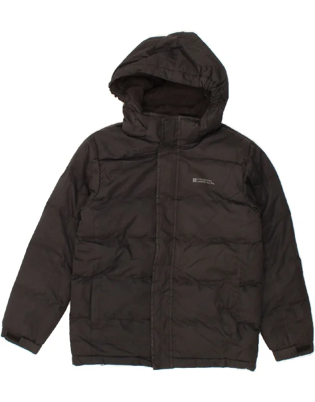 Men's Coats for Outdoor ActivitiesMOUNTAIN WAREHOUSE Boys Hooded Padded Jacket 11-12 Years Black Polyester Men's Coats for Outdoor ActivitiesMOUNTAIN WAREHOUSE Boys Hooded Padded Jacket 11-12 Years Black Polyester
