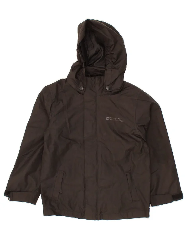 Men's Coats with Quilted LiningMOUNTAIN WAREHOUSE Boys Hooded Windbreaker Jacket 5-6 Years Black Nylon Men's Coats with Quilted LiningMOUNTAIN WAREHOUSE Boys Hooded Windbreaker Jacket 5-6 Years Black Nylon
